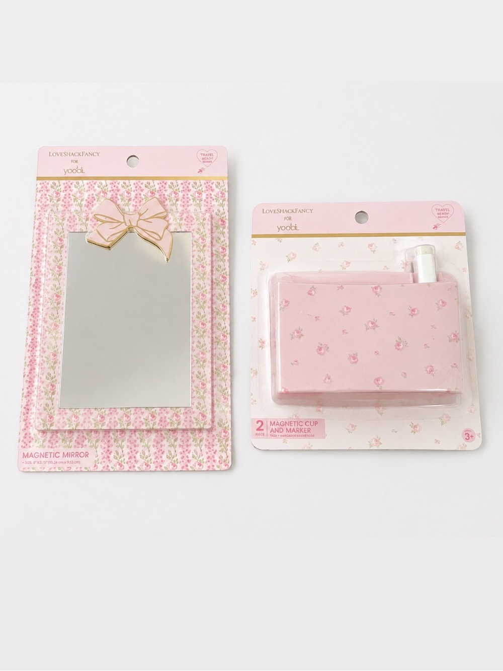 LoveShackFancy Magnetic Mirror and Magnetic Cup Set